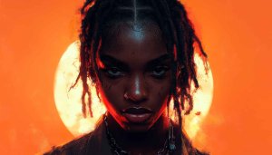 Willow Smith Aesthetic Wallpaper, Singer Actress Dreadlocks Artistic Portrait