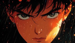 Anime Eyes Wallpaper HD, Animated Girl Rain Wallpaper For Laptop