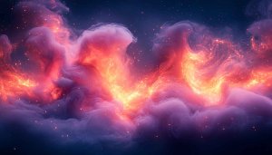 Stardust Nebula Wallpaper: Cosmic Clouds, Space Galaxy for Desktop