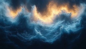 Epic Stormy Sea Wave Desktop Wallpaper 4K Mobile Background