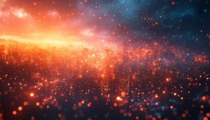 Sparkling Cityscape 4K Desktop Wallpaper, Futuristic City at Night