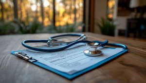 Medical Stethoscope Doctor's Note Still Life Desktop Background Wallpaper