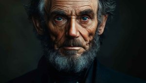 Abraham Lincoln Portrait 4K Wallpaper President Mobile Backgrounds Free
