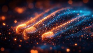 Abstract Glowing Particles 4K Desktop Wallpaper Free Mobile Background