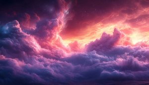Pink Sunset Clouds Wallpaper 4K Desktop Aesthetic Mobile Background