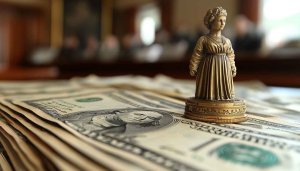 Lady Justice on Money: Desktop Wallpaper, Mobile Background, Free Wallpaper