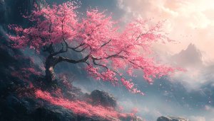 Sakura Bloom Wallpaper 4K, Cherry Blossom Tree Desktop Background