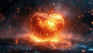 Glowing Apple 4K Wallpaper - Free Desktop & Mobile Background