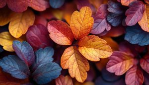 Autumn Leaves Colorful Mobile Wallpaper Free Desktop Background 4K