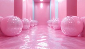 Pink Room Aesthetic 4K Wallpaper for Desktop and Mobile