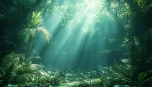 Tropical Rainforest Wallpaper: Lush Jungle Background for Desktop and Mobile