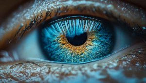 Detailed Blue Eye Close-Up 4K Desktop Mobile Wallpaper