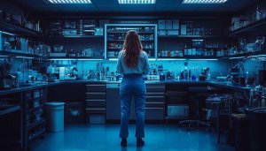 Stranger Things Laboratory 4K Desktop Background Mobile Wallpaper