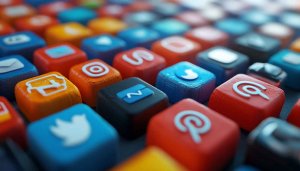 Social Media Icons Wallpaper 4K Desktop Background for Tech Lovers