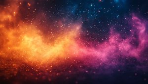 Colorful Galaxy Nebula Wallpaper, Space Art, Aesthetic Mobile Background