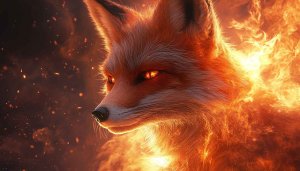 Fiery Fox 4K Desktop Backgrounds, Orange Fox Mobile Wallpaper