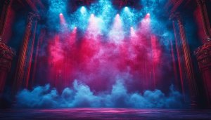 Elegant Stage Lights Mobile Background, Free Theatre Wallpaper