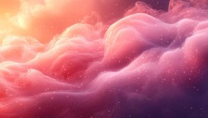 Pink Fantasy Clouds 4K Desktop Wallpaper Free Mobile Background