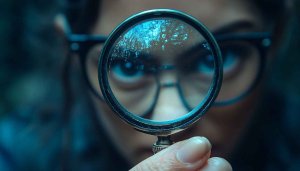 Magnifying Glass View Desktop Background Wallpaper 4K, Free Image