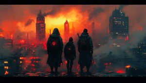 Post Apocalyptic Cityscape Wallpaper for Desktop Background and Mobile Use