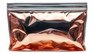 Reflective Metallic Texture Mobile Wallpaper, Shiny Copper Color Background