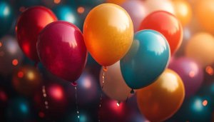 Colorful Balloons Celebration Party Mobile Wallpaper Free HD 4K
