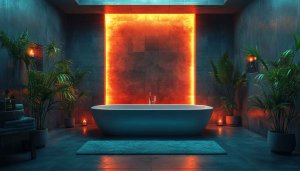 Luxury Bathroom 4K Wallpaper for Desktop Background, Mobile Use