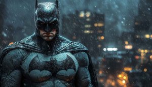 Batman Dark Knight Rain Superhero 4K Desktop Mobile Wallpaper