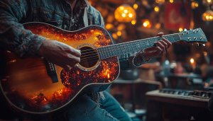 Acoustic Guitar Music Mobile Wallpaper Free Guitarist Instrument Background