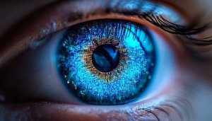 Futuristic Eye Scan Mobile Background, High Tech 4K Desktop Wallpaper