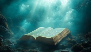 Open Book Fantasy Landscape Aesthetic Wallpaper 4K Desktop Background