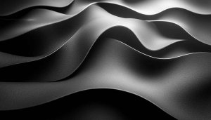 Abstract Black Waves 4K Desktop Background Wallpaper Mobile Wallpaper