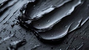 Abstract Black Paint Texture Desktop Background, Mobile Wallpaper, 4K Art