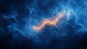 Nebula Galaxy Space Mobile Wallpaper HD, Blue Orange Universe Background