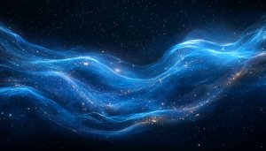 Blue Nebula Space Stars Mobile Wallpaper - Free Desktop Background