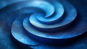 Abstract Blue Spiral 4K Desktop Mobile Wallpaper Background Free