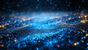 Abstract Glowing Starfield 4K Desktop Background, Space Galaxy Wallpaper