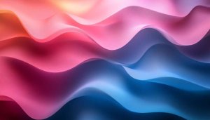 Abstract Pink and Blue Waves 4K Desktop Background Wallpaper Free
