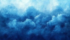 Abstract Blue Sky Clouds Aesthetic Wallpaper for Desktop Backgrounds