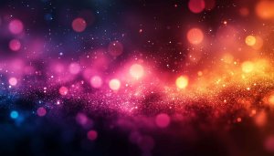 Colorful Bokeh Lights Glitter Abstract Background Wallpaper for Desktop, Mobile