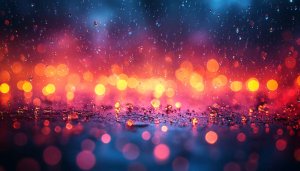 Rainy Bokeh Lights 4K Desktop Background, Mobile Wallpaper Free