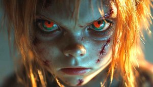 Chucky-Inspired Horror Wallpaper - Scary Doll Mobile Background