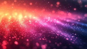 Sparkling Particle Effect Wallpaper: Red Pink Gradient Mobile Background