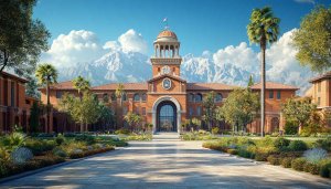 University Campus Desktop Background, Landmark Building Mobile Wallpaper HD