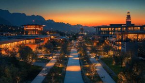 Modern Architecture Cityscape Sunset Free Mobile Wallpaper Background HD