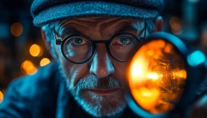 Steven Spielberg wallpaper, Director Portrait, 4K Desktop Background