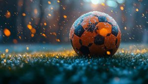 Winter Soccer Ball Wallpaper 4K Desktop Backgrounds Free