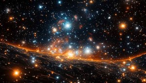 Starlit Universe 4K Desktop Wallpaper Background | Cosmic Scenery