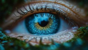 Blue Eye Close Up 4K Mobile Background Wallpaper