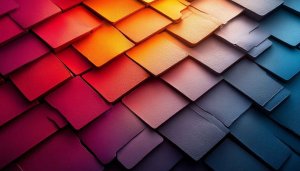 Gradient Color Cubes 4K Desktop Wallpaper, Abstract Mobile Background